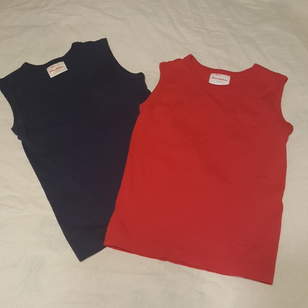 Hanna Andersson tank top bundle size 100/4T